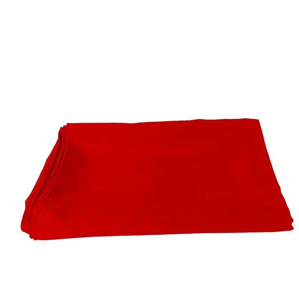 Red Fabric Tablecloth Large Rectangle Versatile Hosting Holiday 84x62 Cloth